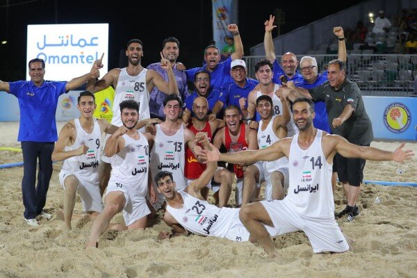 تیم هندبال ساحلی ایران برابر عمان باخت و نایب قهرمان آسیا شد