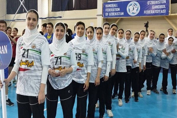 پیروزی تیم هندبال نوجوانان دختر ایران در اولین بازی تورنمنت ازبکستان