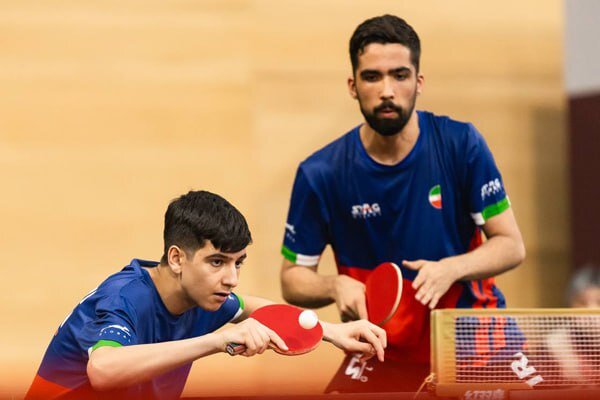 حذف تیم دوبل تنیس روی میز ایران از مسابقات جهانی توسط ۲ برادر
